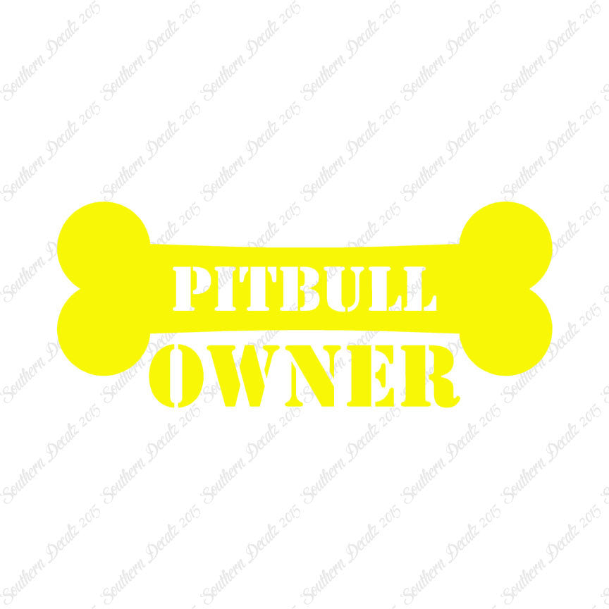 Pit Bull Dog Owner Bone
