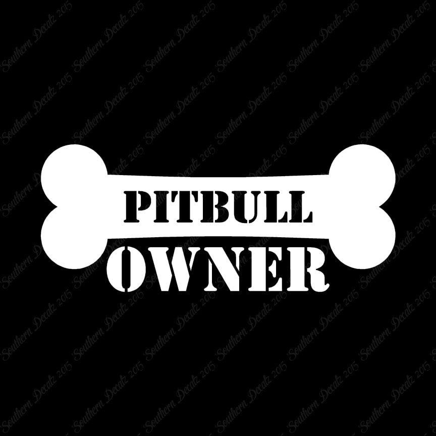 Pit Bull Dog Owner Bone