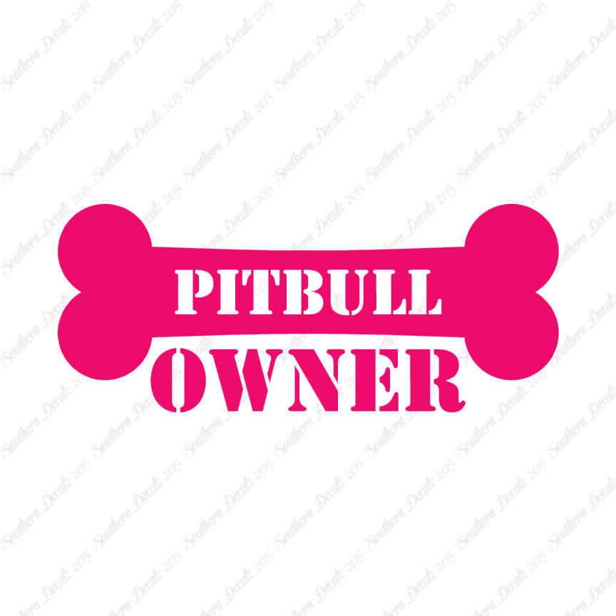 Pit Bull Dog Owner Bone