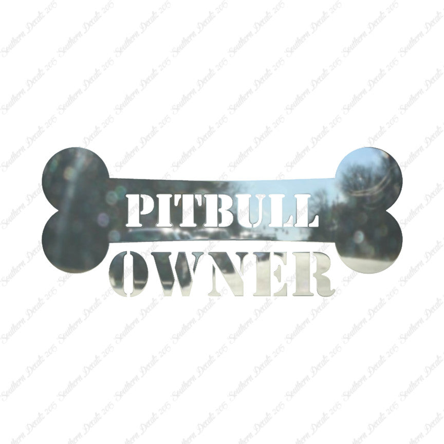 Pit Bull Dog Owner Bone
