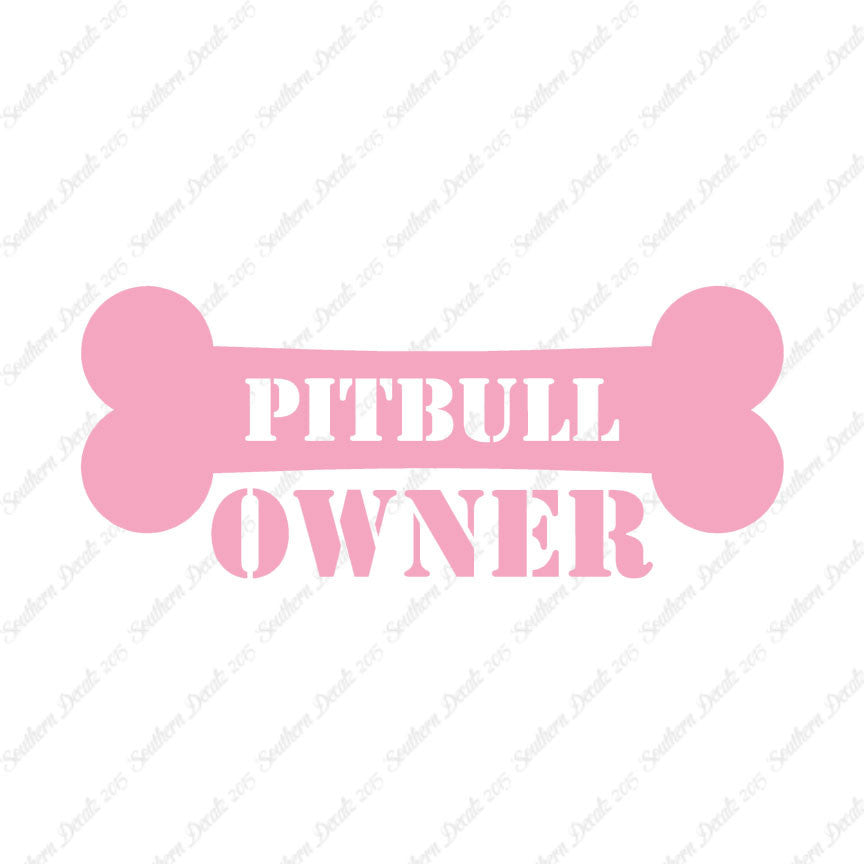 Pit Bull Dog Owner Bone