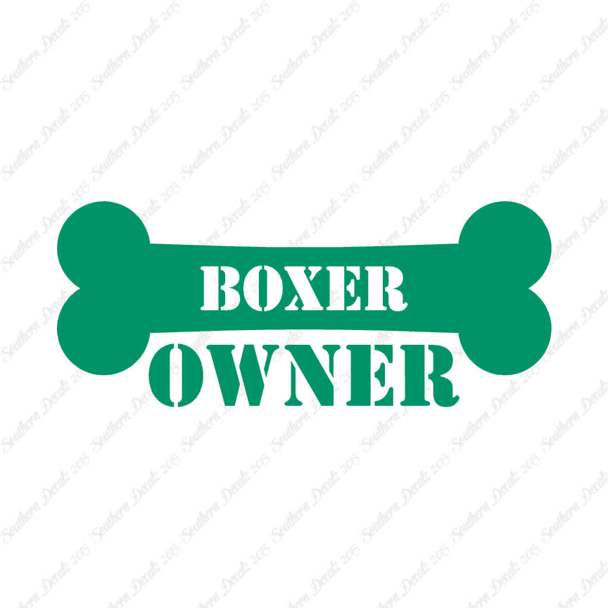 Boxer Dog Owner Bone
