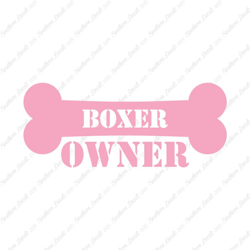 Boxer Dog Owner Bone