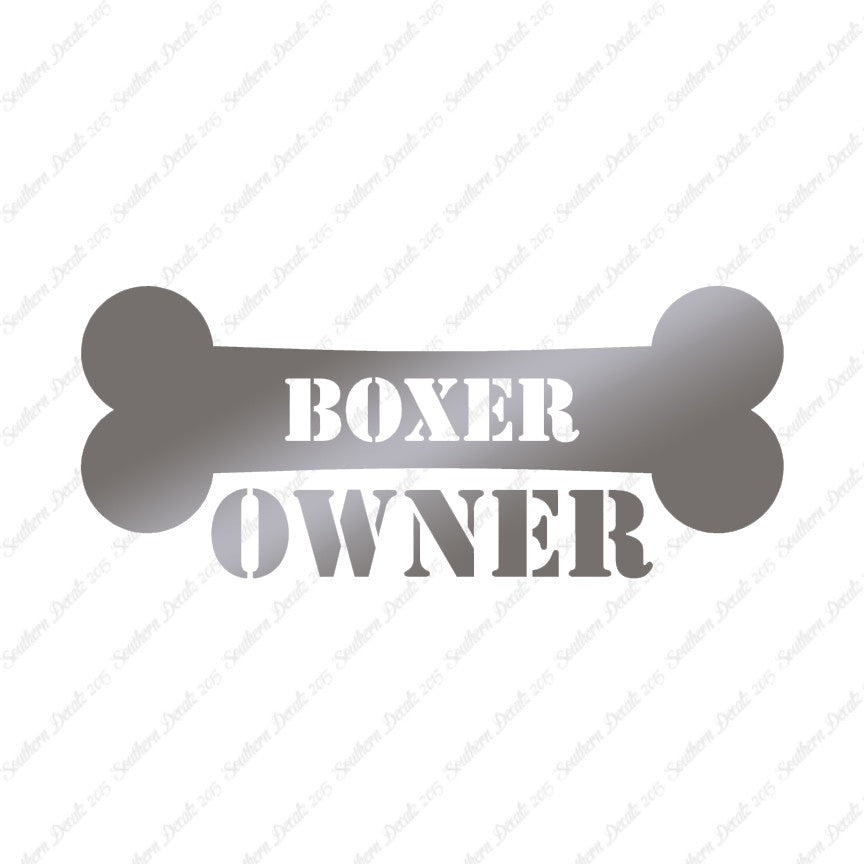 Boxer Dog Owner Bone