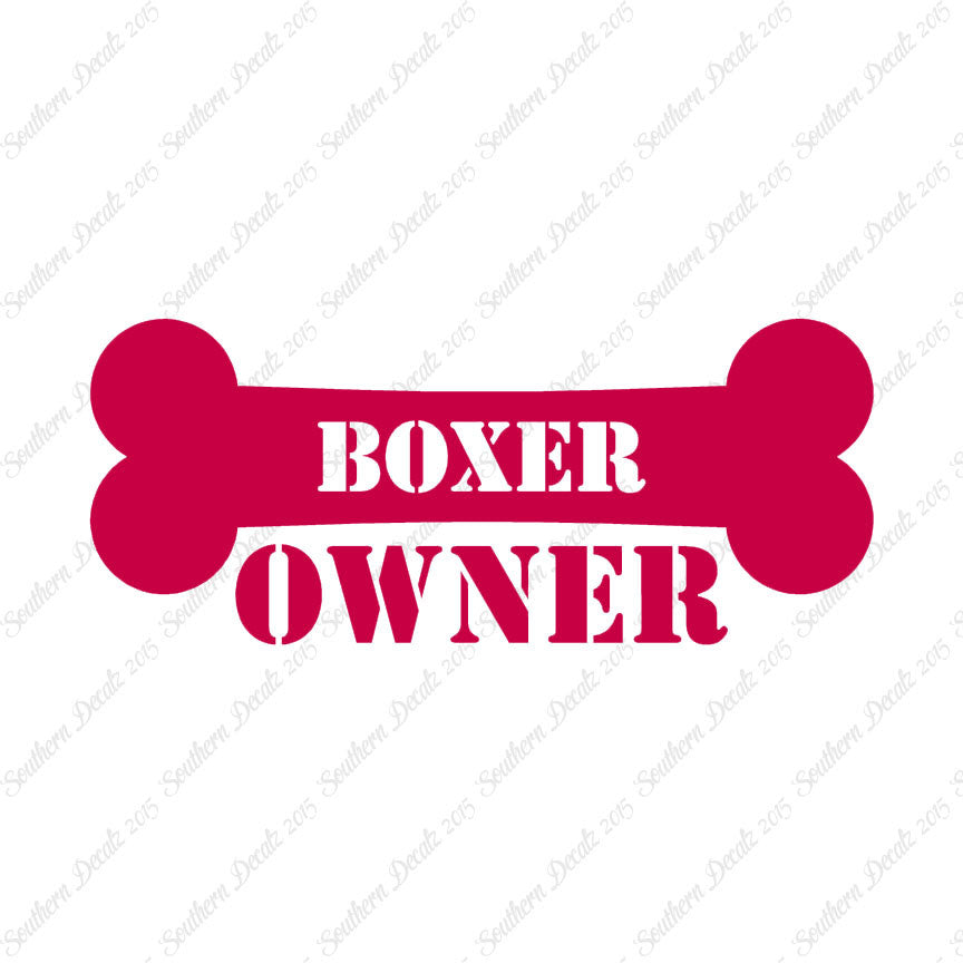 Boxer Dog Owner Bone