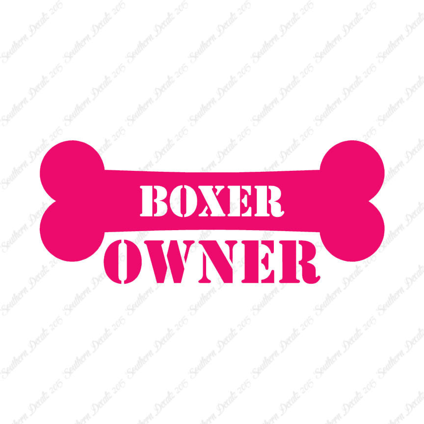Boxer Dog Owner Bone