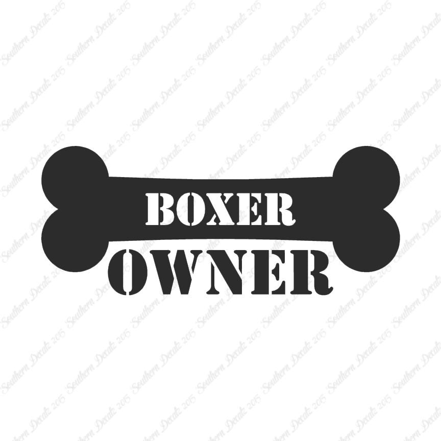 Boxer Dog Owner Bone