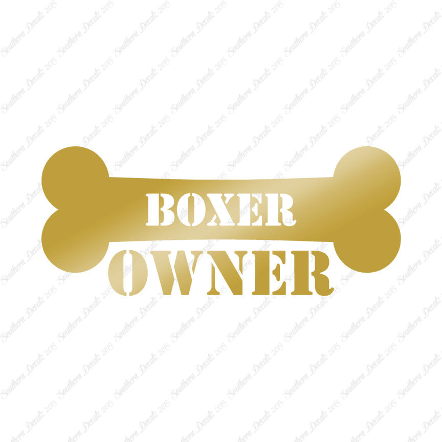 Boxer Dog Owner Bone