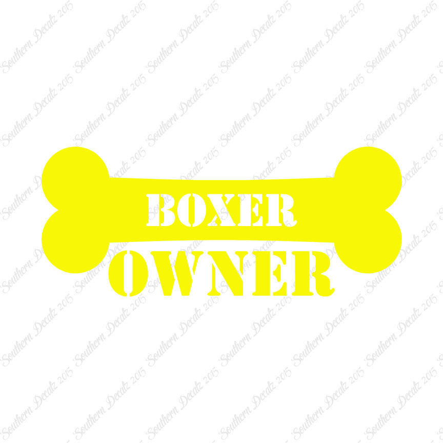Boxer Dog Owner Bone
