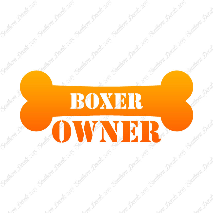 Boxer Dog Owner Bone