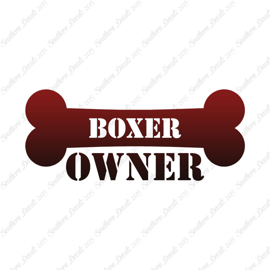 Boxer Dog Owner Bone