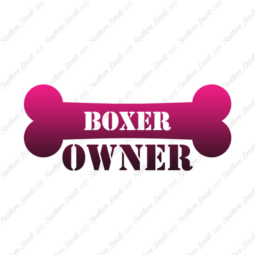 Boxer Dog Owner Bone