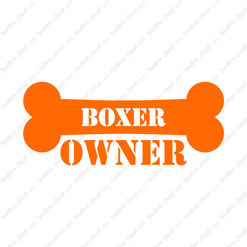 Boxer Dog Owner Bone