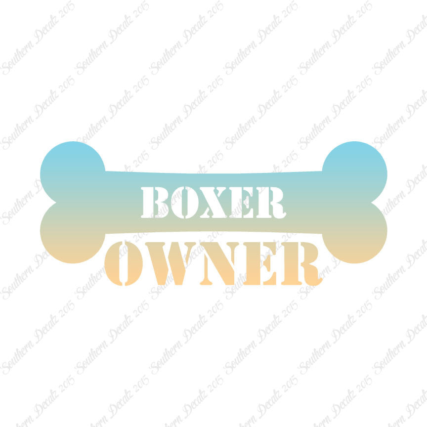 Boxer Dog Owner Bone