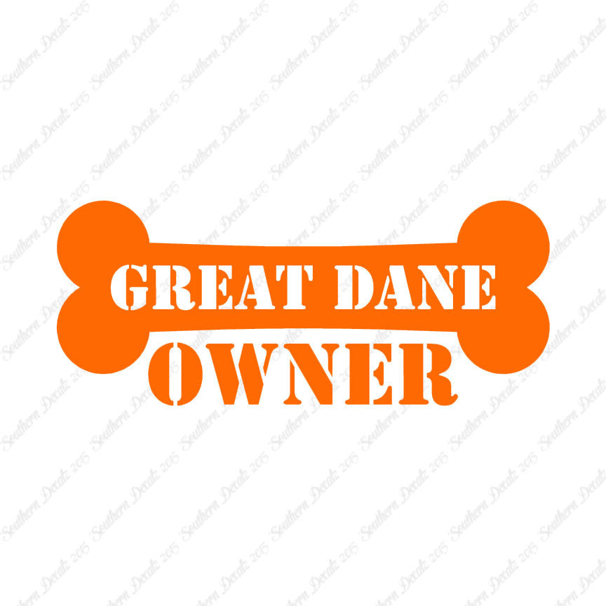 Great Dane Dog Owner Bone