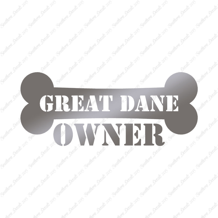 Great Dane Dog Owner Bone