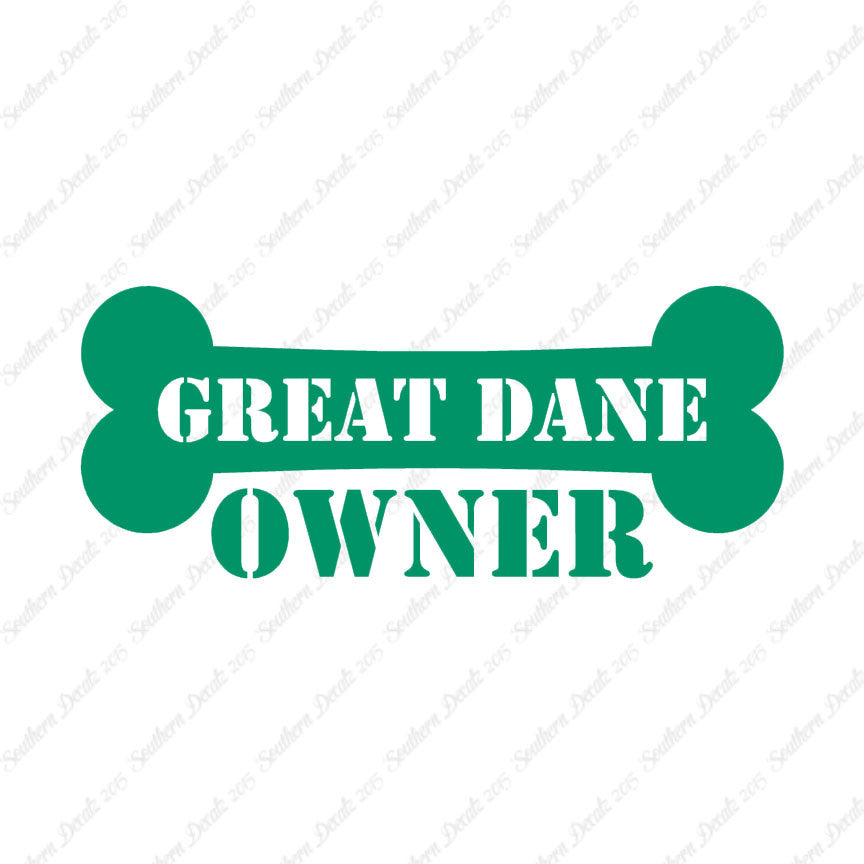 Great Dane Dog Owner Bone