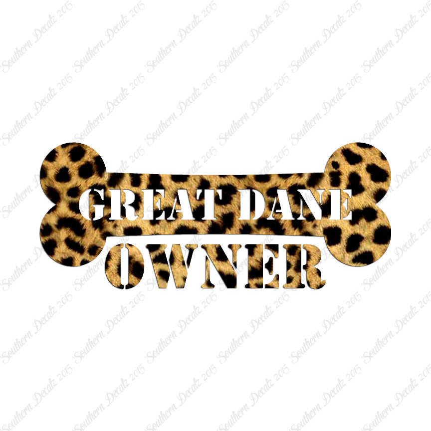 Great Dane Dog Owner Bone