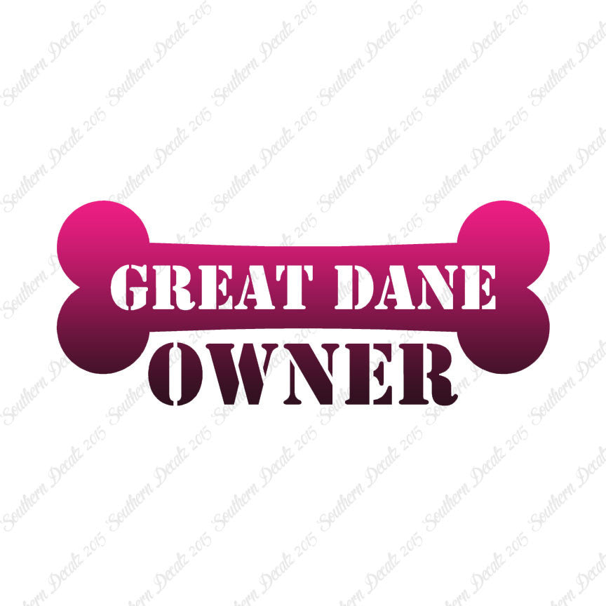 Great Dane Dog Owner Bone