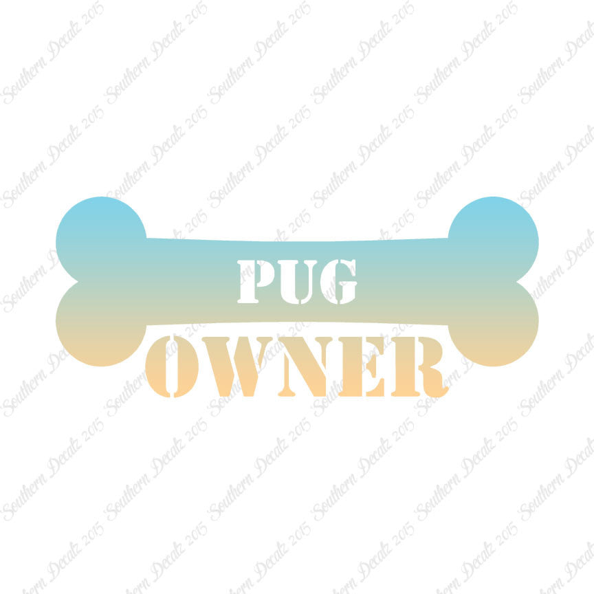 Pug Dog Owner Bone