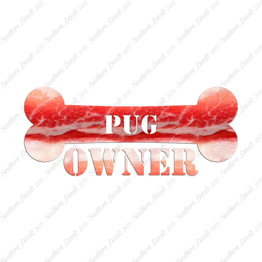 Pug Dog Owner Bone