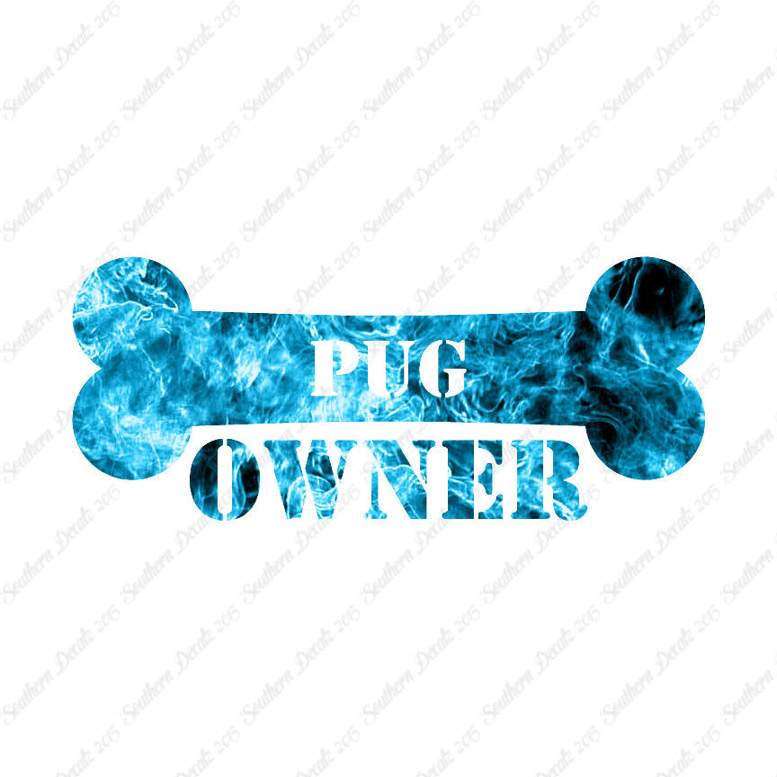 Pug Dog Owner Bone