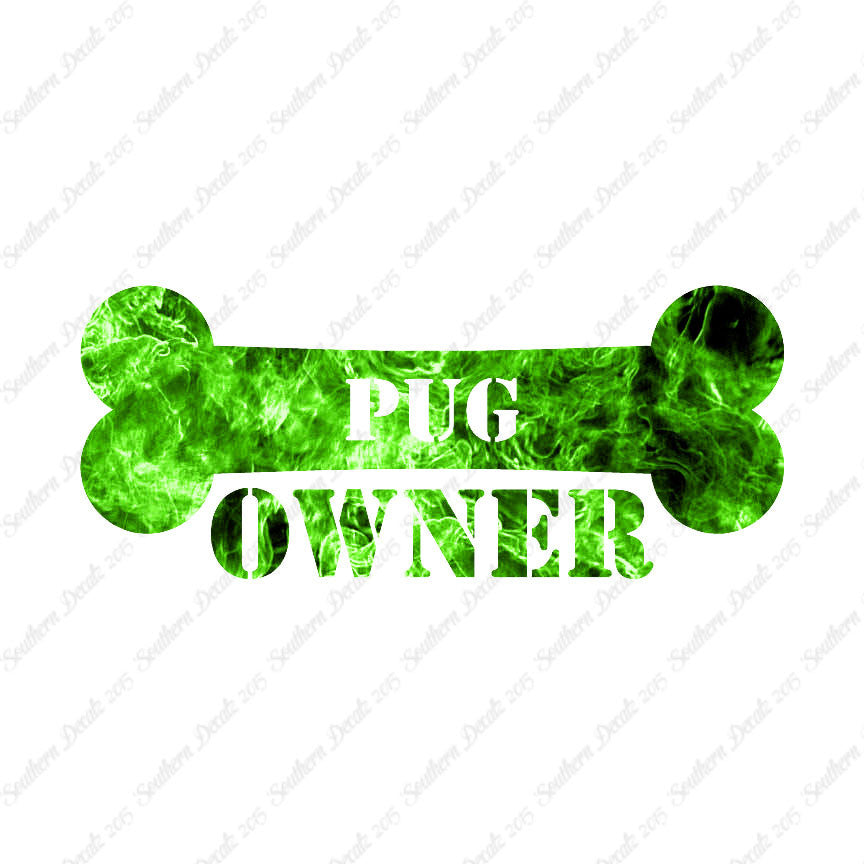 Pug Dog Owner Bone
