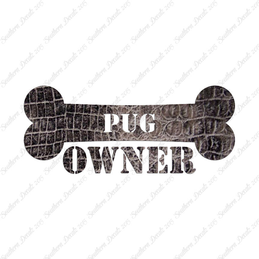 Pug Dog Owner Bone
