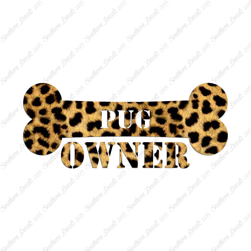 Pug Dog Owner Bone