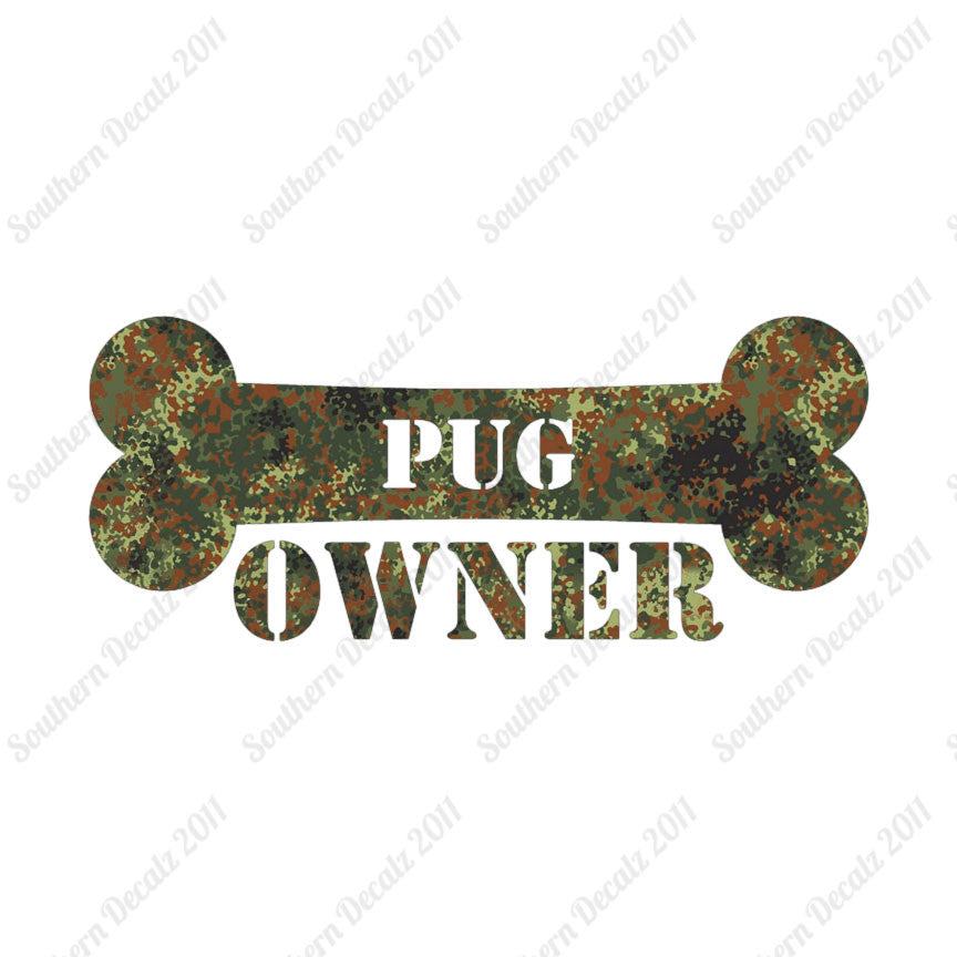 Pug Dog Owner Bone