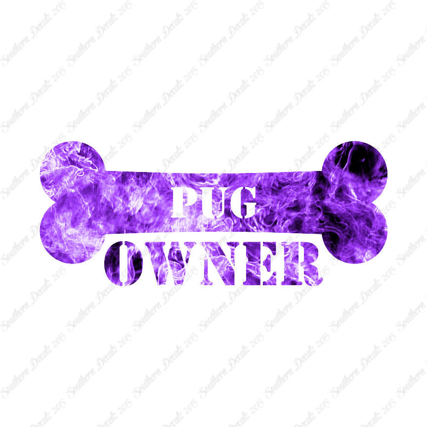 Pug Dog Owner Bone