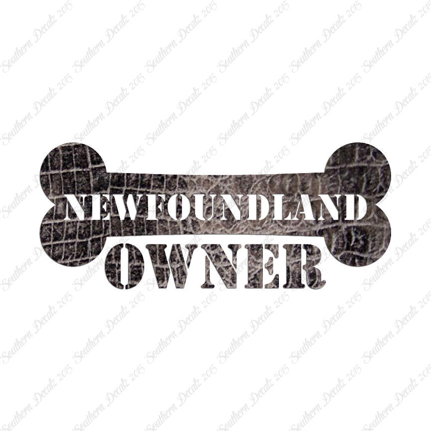 Newfoundland Dog Owner Bone