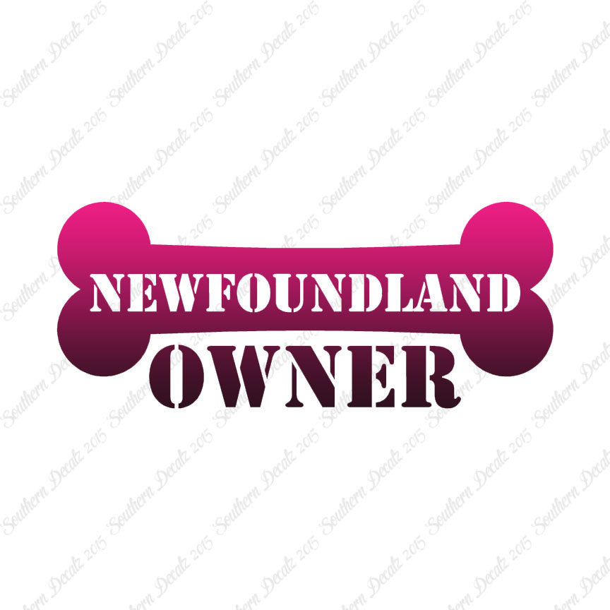 Newfoundland Dog Owner Bone