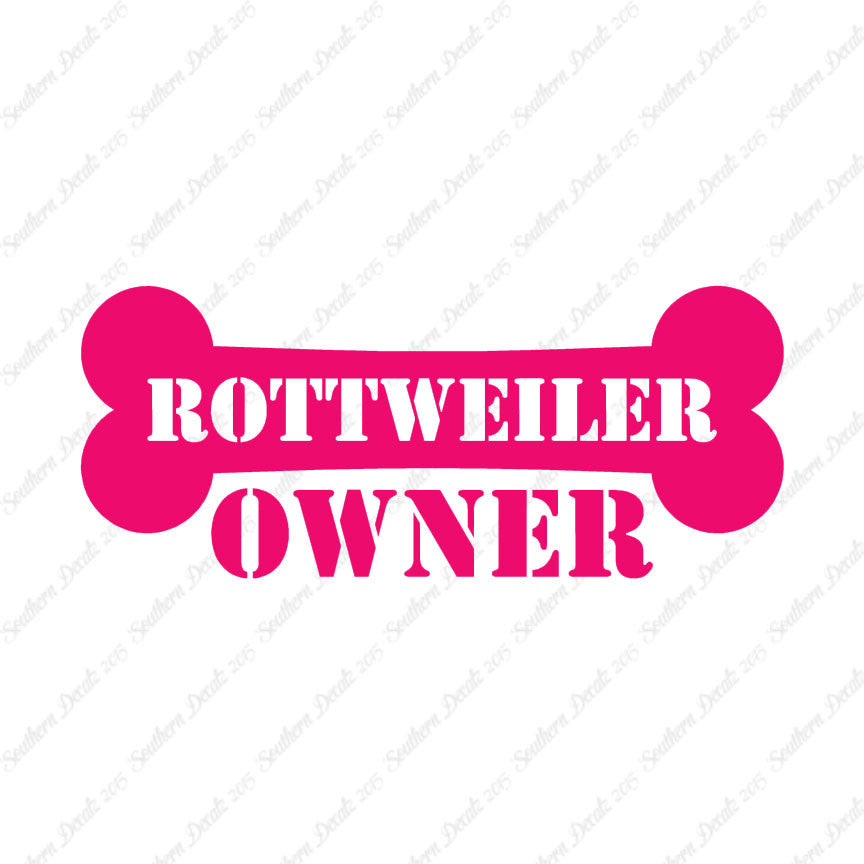 Rottweiler Dog Owner Bone