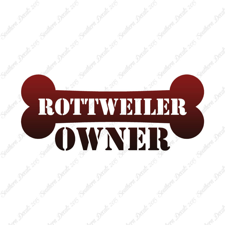Rottweiler Dog Owner Bone