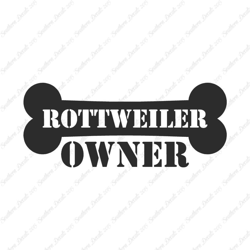 Rottweiler Dog Owner Bone