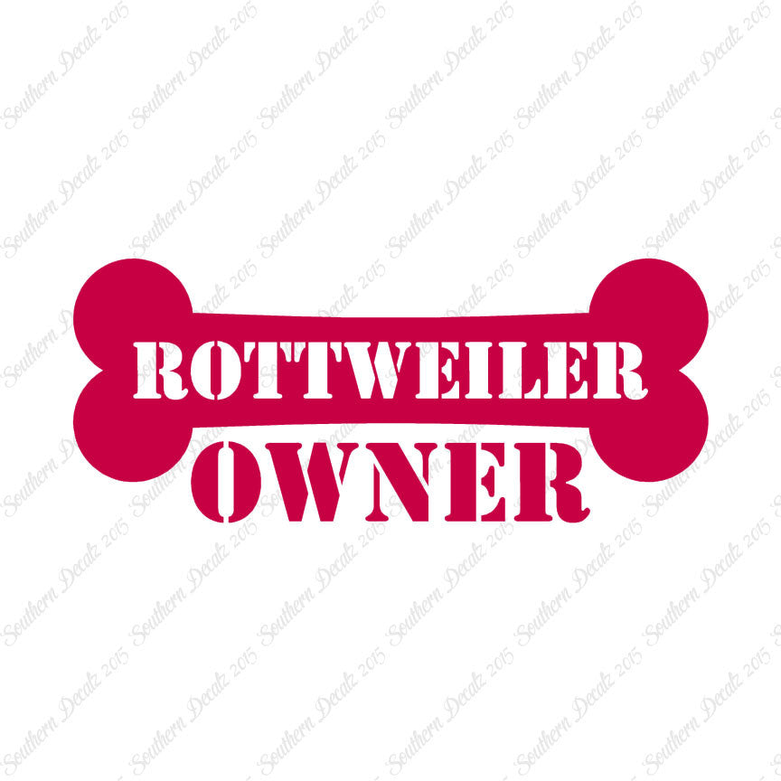 Rottweiler Dog Owner Bone