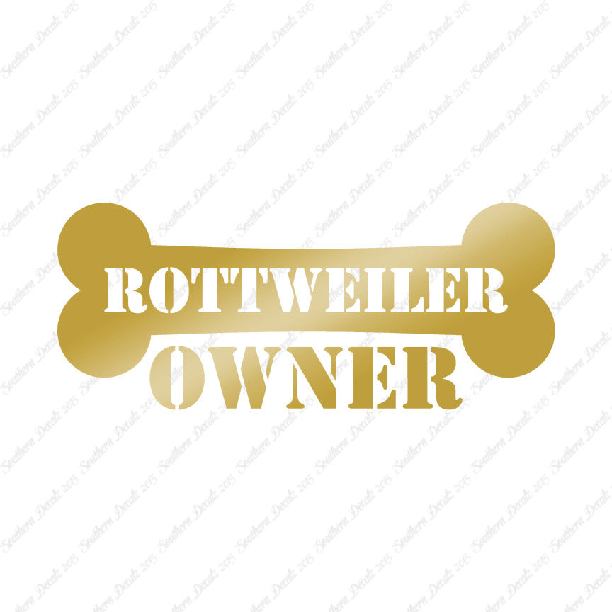 Rottweiler Dog Owner Bone