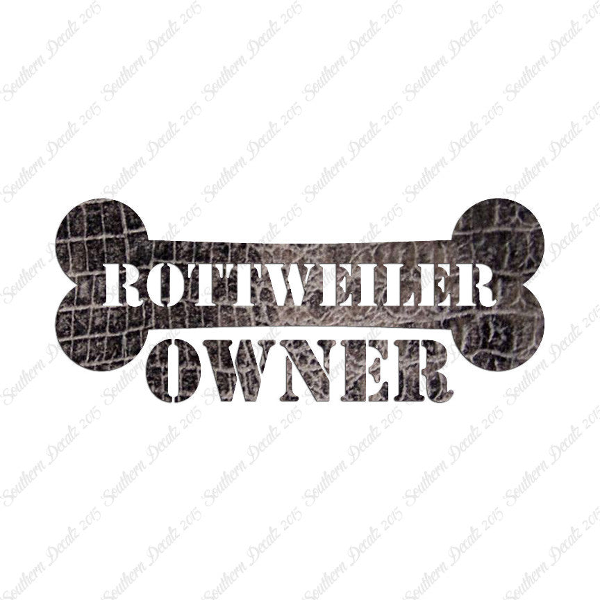 Rottweiler Dog Owner Bone
