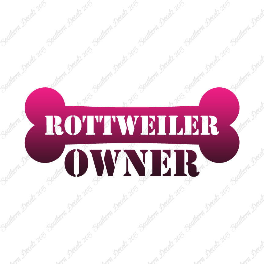 Rottweiler Dog Owner Bone