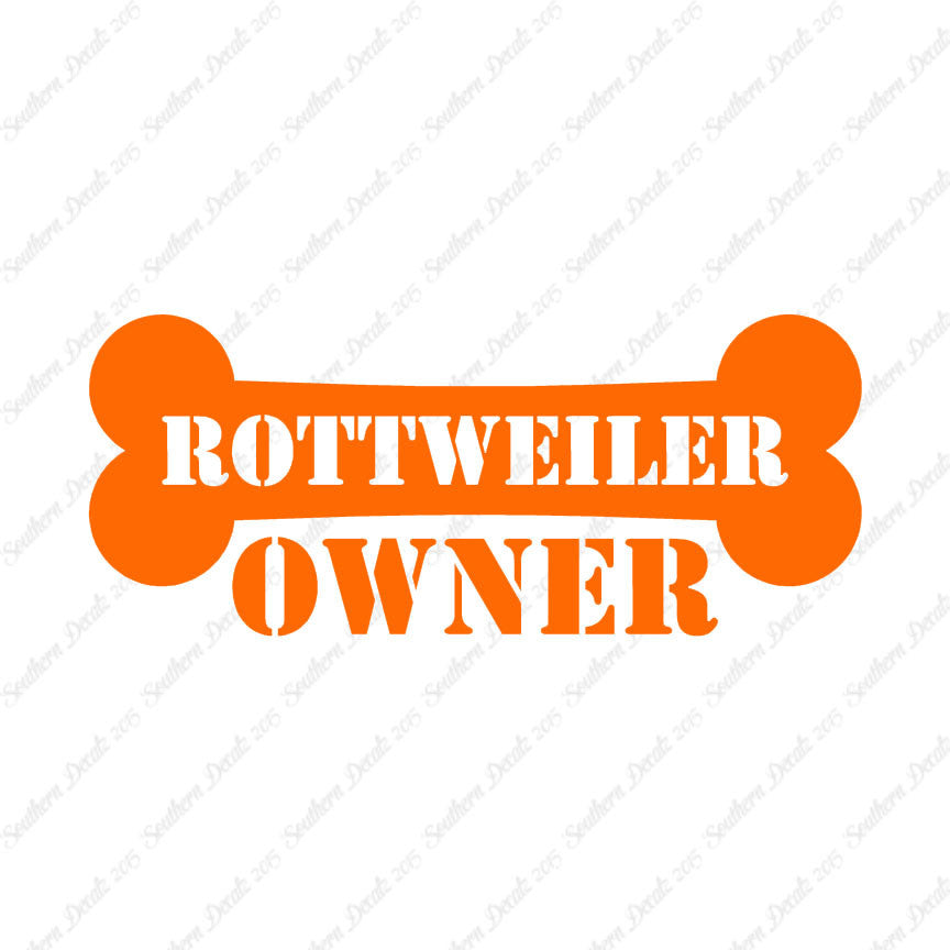 Rottweiler Dog Owner Bone