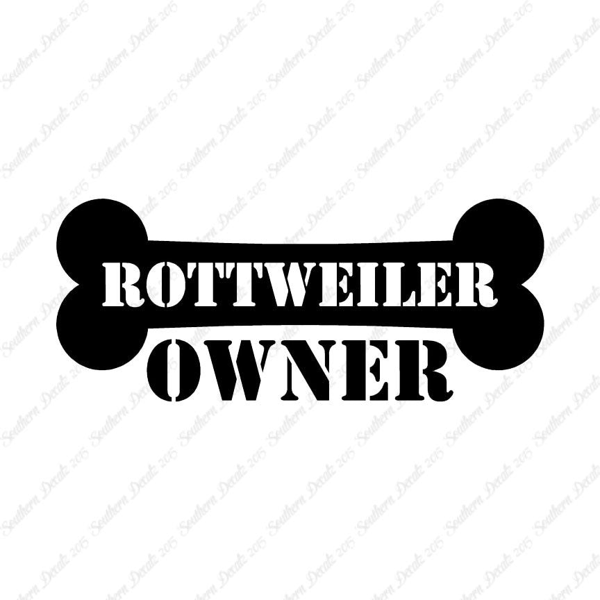 Rottweiler Dog Owner Bone
