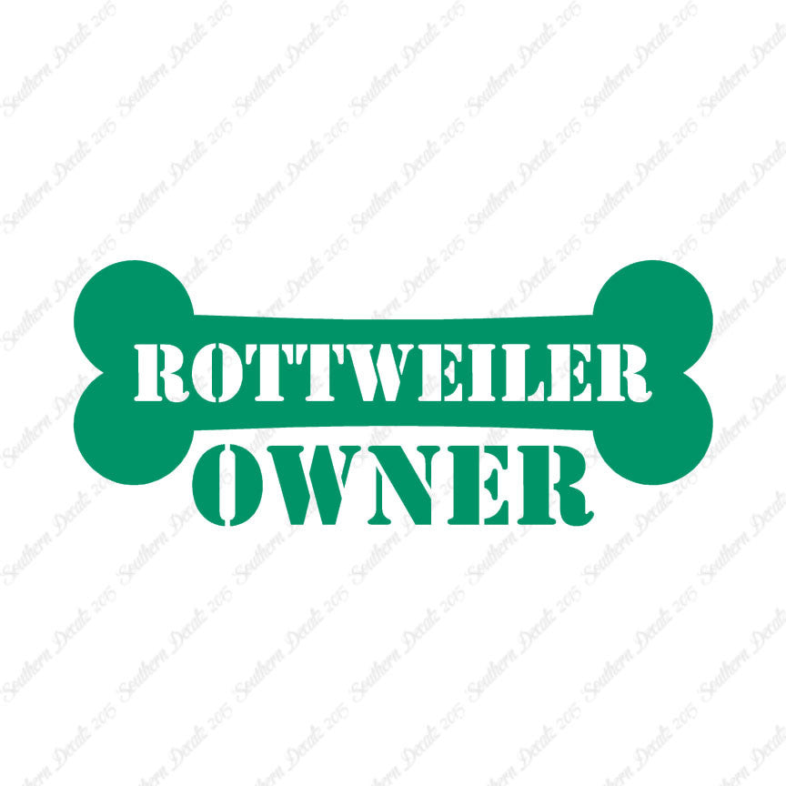 Rottweiler Dog Owner Bone