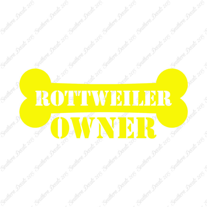 Rottweiler Dog Owner Bone
