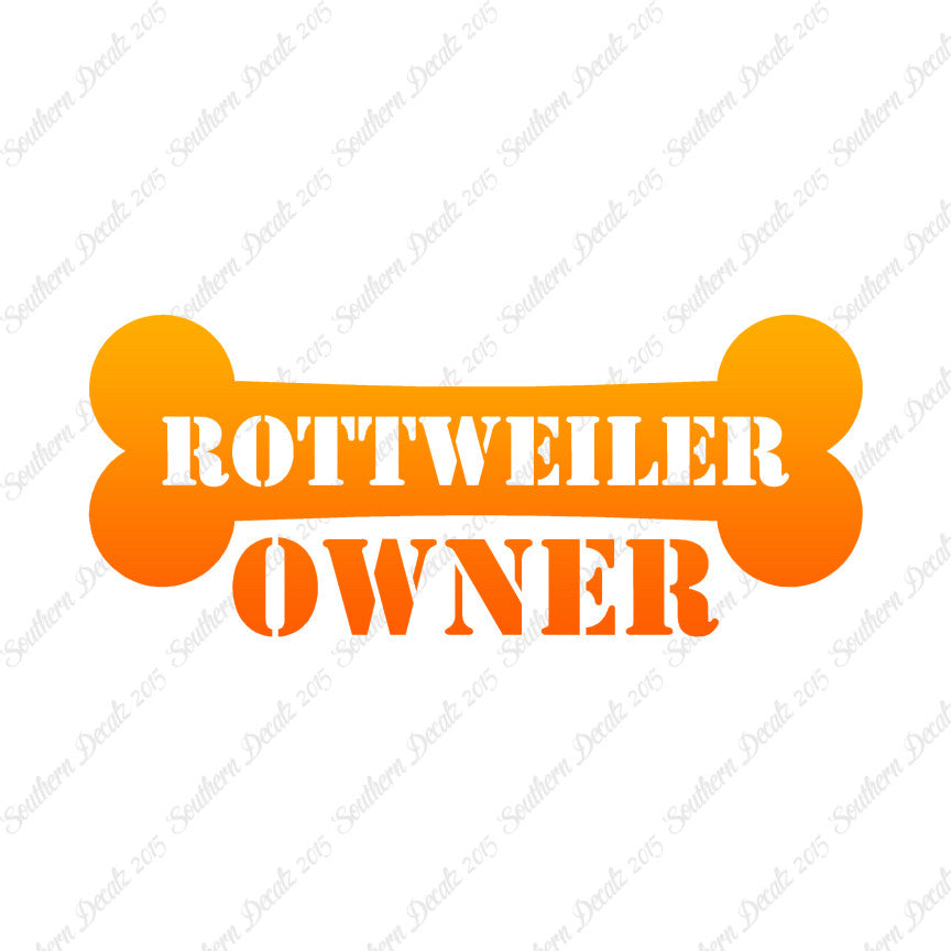 Rottweiler Dog Owner Bone