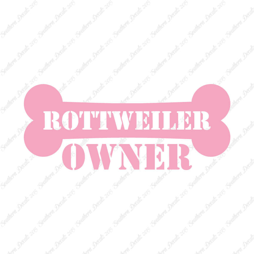 Rottweiler Dog Owner Bone