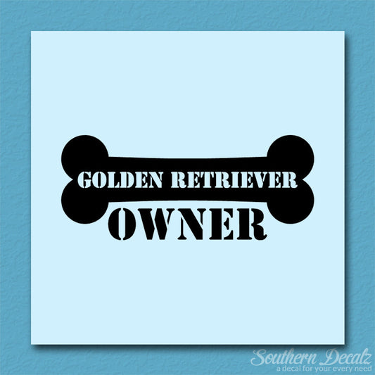 Golden Retriever Dog Owner Bone
