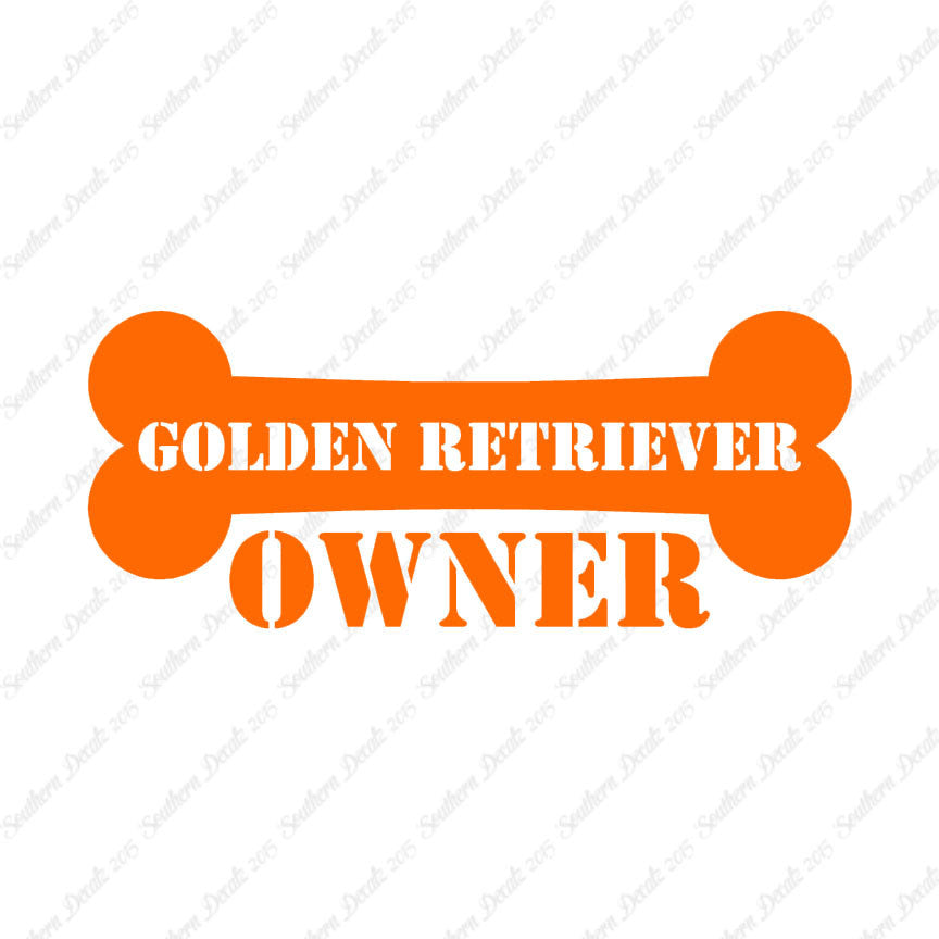 Golden Retriever Dog Owner Bone