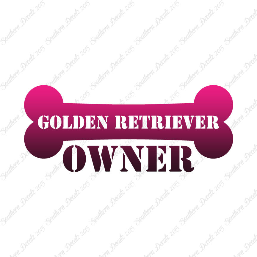 Golden Retriever Dog Owner Bone