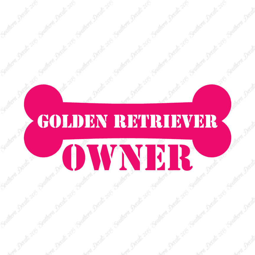 Golden Retriever Dog Owner Bone